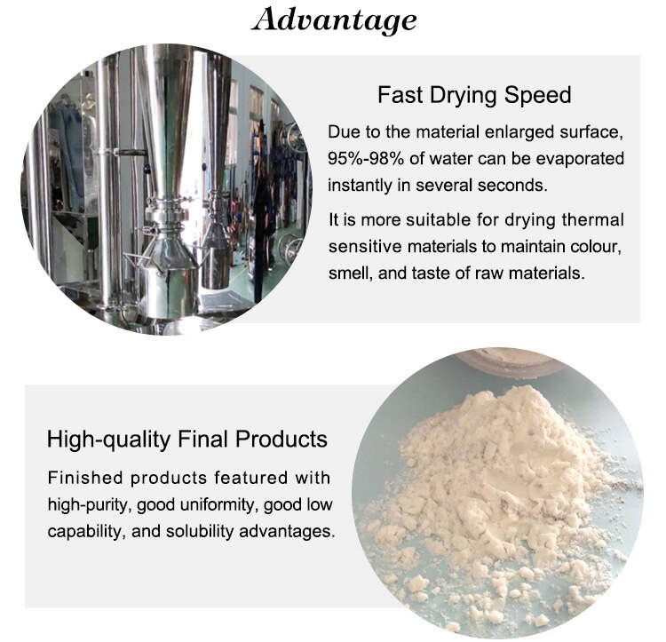 Advantagesof spray drying 111 Advantagesof spray drying 111